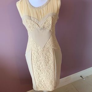 Lovely cream dress.
